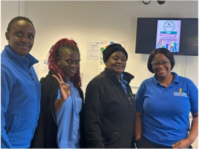 The Clover Way October 2024 - Professional team gathering with care workers in Clover uniform